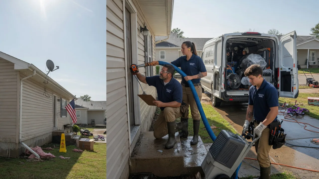 Ceiling Water Damage Restoration in Rossford, OH near me